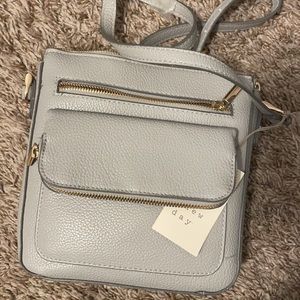 a new day blue/gray purse